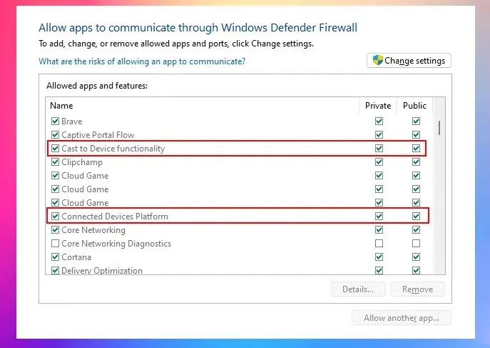 Agregar firewall como exclusión.