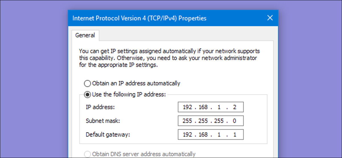 asignar dirección IP estática 2