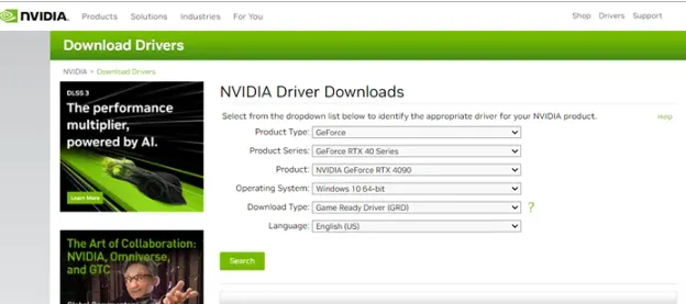 Instalar drivers de forma manual.