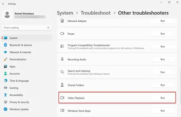 Solucionador de problemas de retraso y tartamudeo en vídeos en Windows