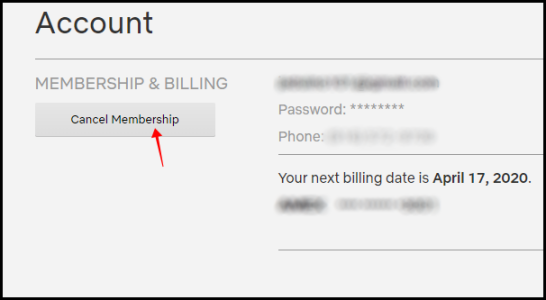 Cancelar membresía Netflix