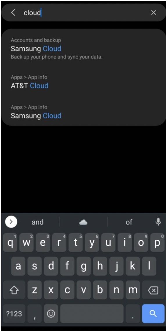 Samsung Cloud