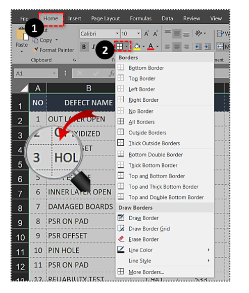 Quitar las líneas punteadas en Excel paso a paso