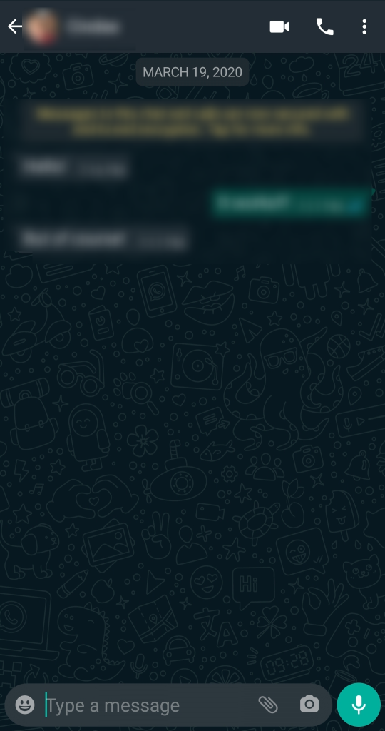 estoy bloqueado WhatsApp mensaje enviado