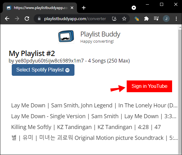 Continuar en YouTube Music