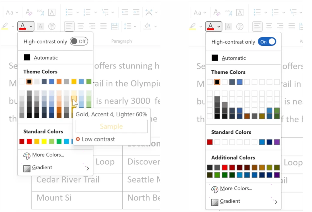 Office arreglar color documentos 2