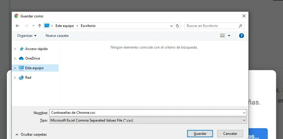 importar exportar contraseñas Chrome 3