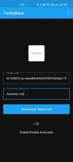 descargar GIFs Twitter Android Twitta