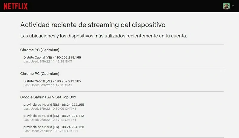 detectar intrusos Netflix 2