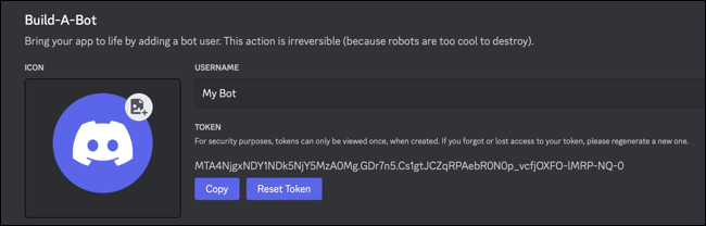 Cómo obtener un token de bot de Discord