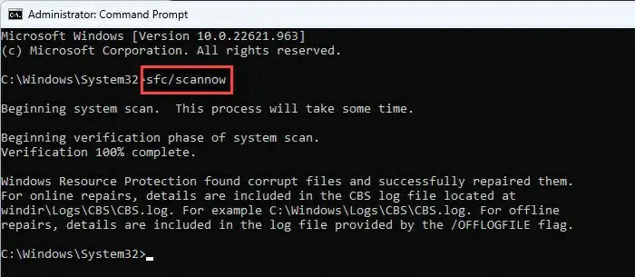 solucionar error 0x800B0003 Windows SFC