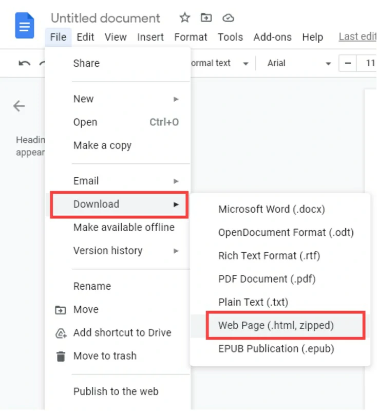 descargar imágenes Google Docs 2