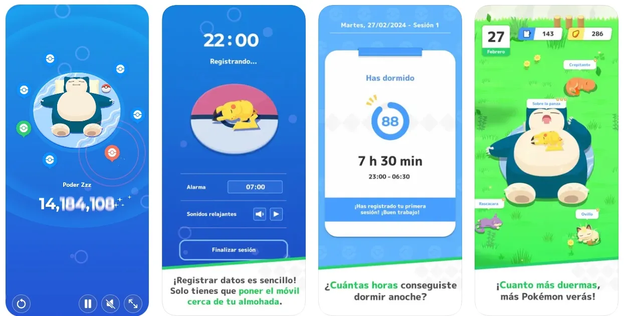 sueña a lo grande con Pokémon Sleep