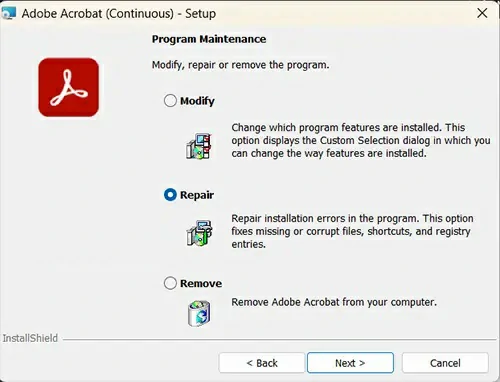 Acrobat no conecta servidor DDE reparación