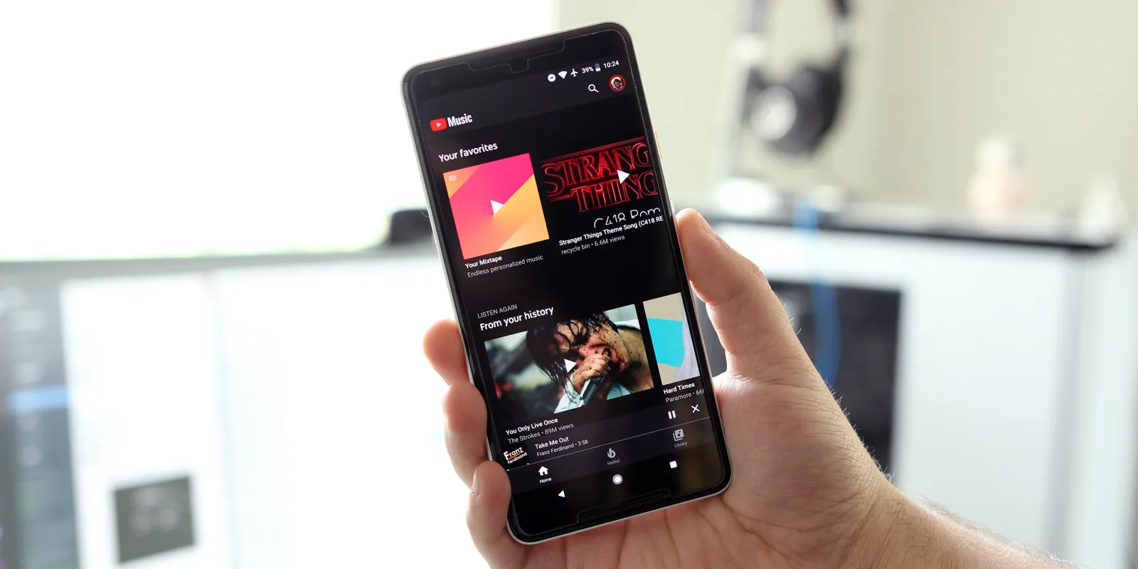 YouTube Music se detiene