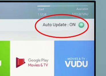 actualizaciones automáticas televisores samsung