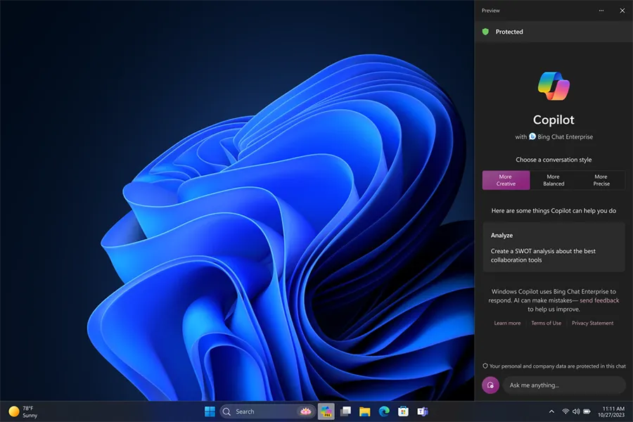 Windows 11 23H2 Copilot