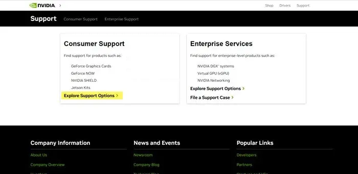 Verificar con el servicio de soporte de GeForce