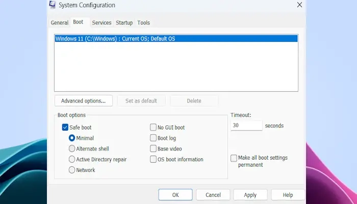 Instalar el controlador en el modo seguro o en estado de inicio limpio