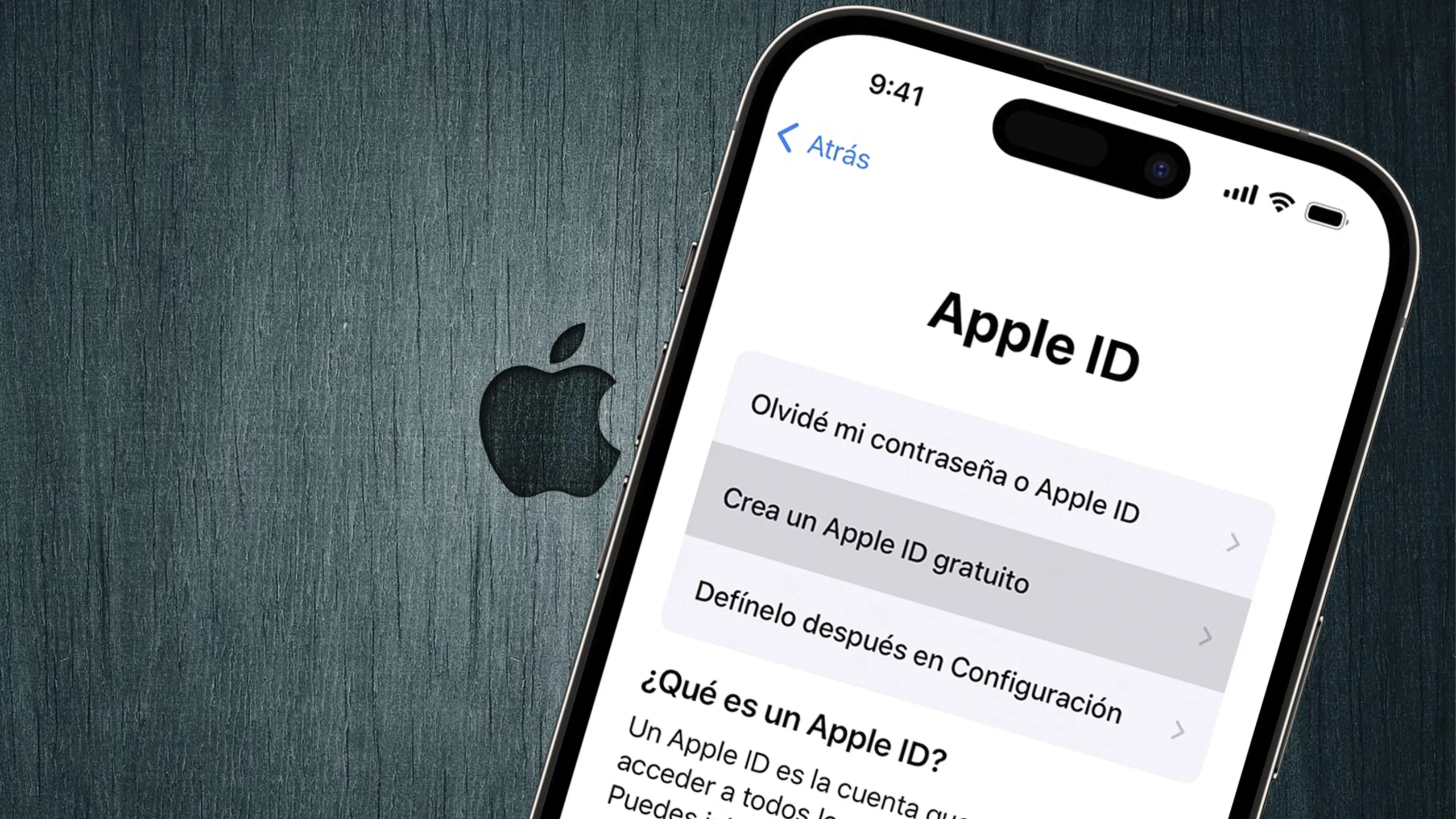 Crear una cuenta de ID de Apple para niños