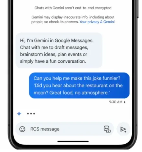 gemini google messages