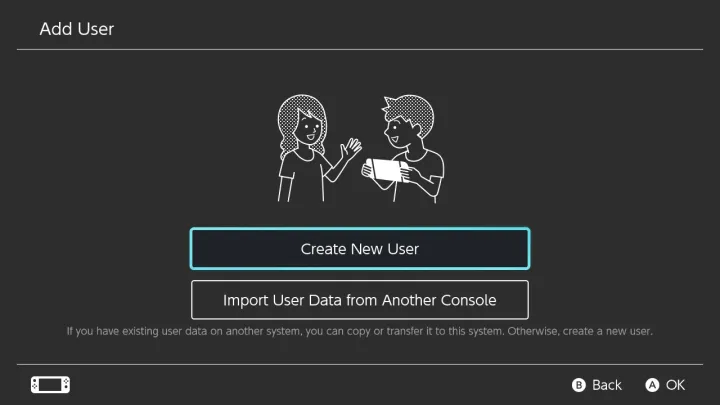 Transferir datos de Nintendo Switch a Switch OLED