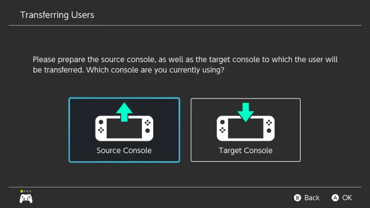 Transferir datos de Nintendo Switch a Switch OLED