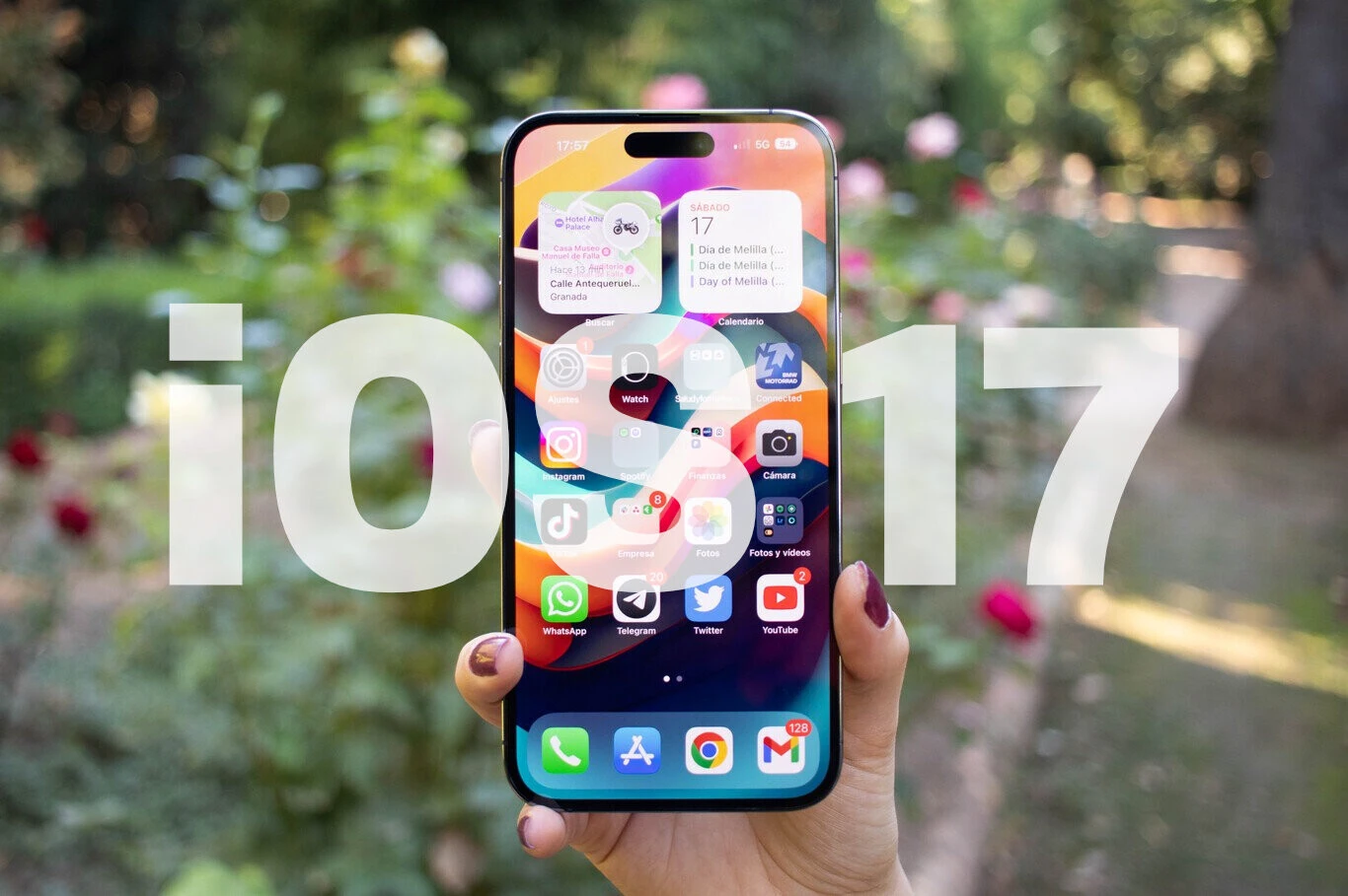 Mostrar porcentaje de batería en iPhone con iOS 17