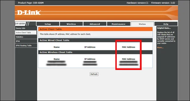 Desde el panel de administrador del router