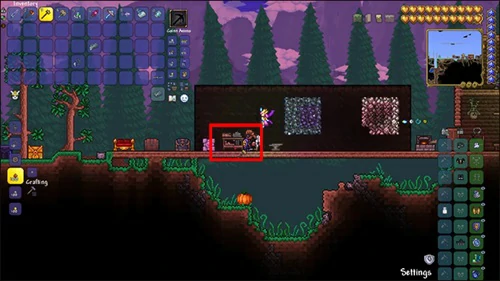 fabricar aserradero Terraria PC