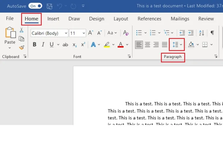 Duplicar espacio en Word para algunos párrafos