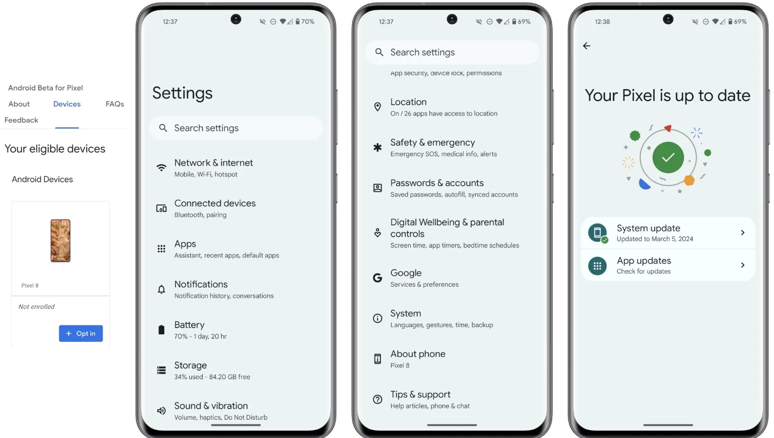 Cómo instalar Android 15 Beta 1 en los Google Pixel