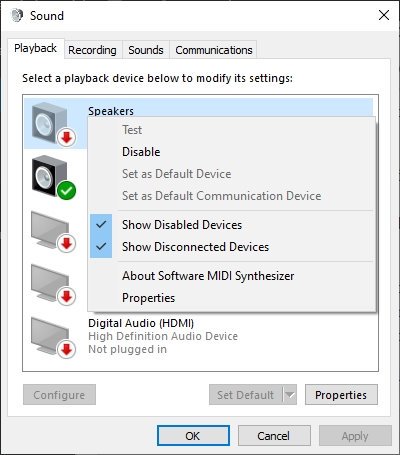 Configuración de sonido en la PC