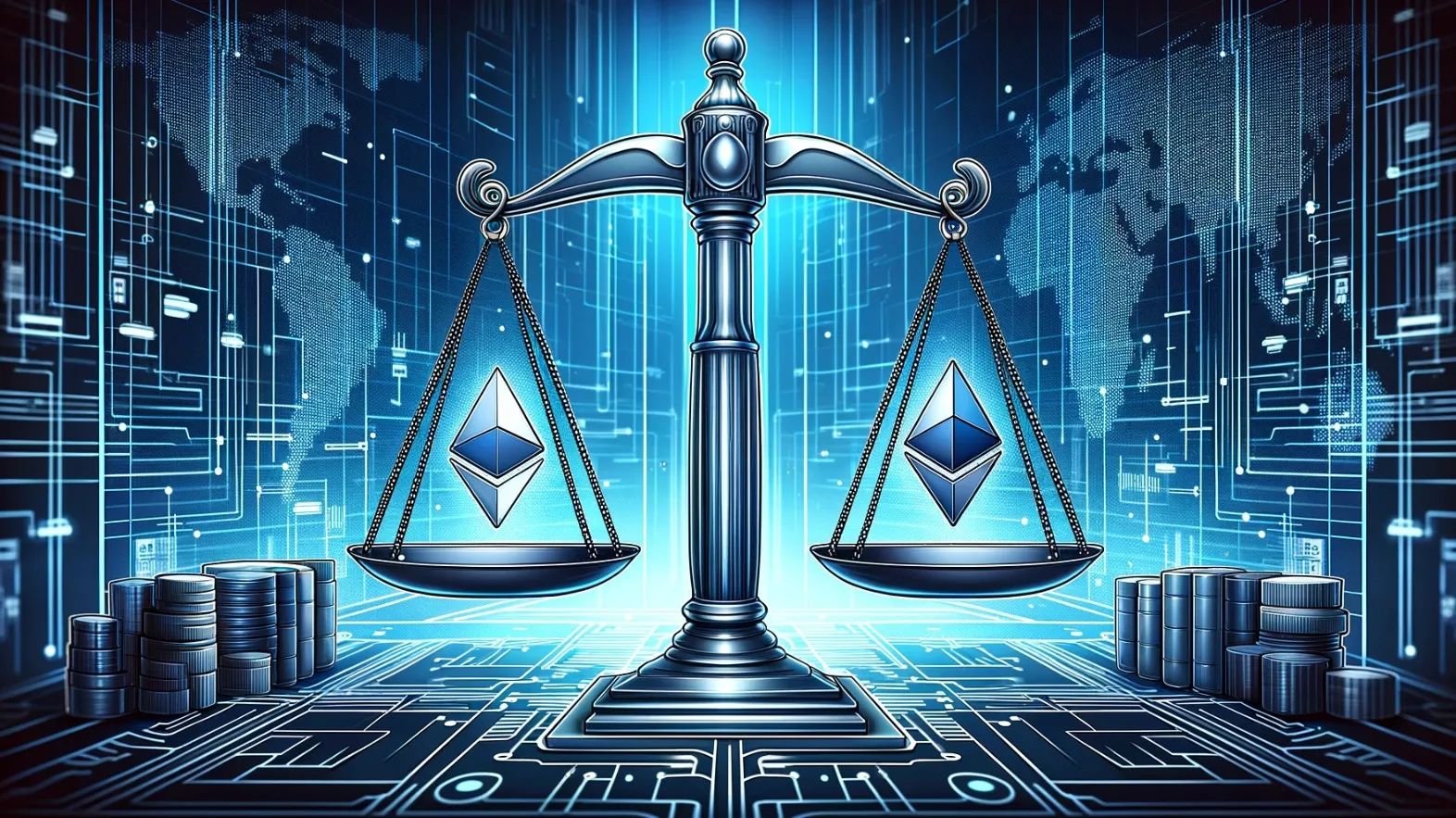 Ilustración con IA: jpmorgan clasificación ethereum