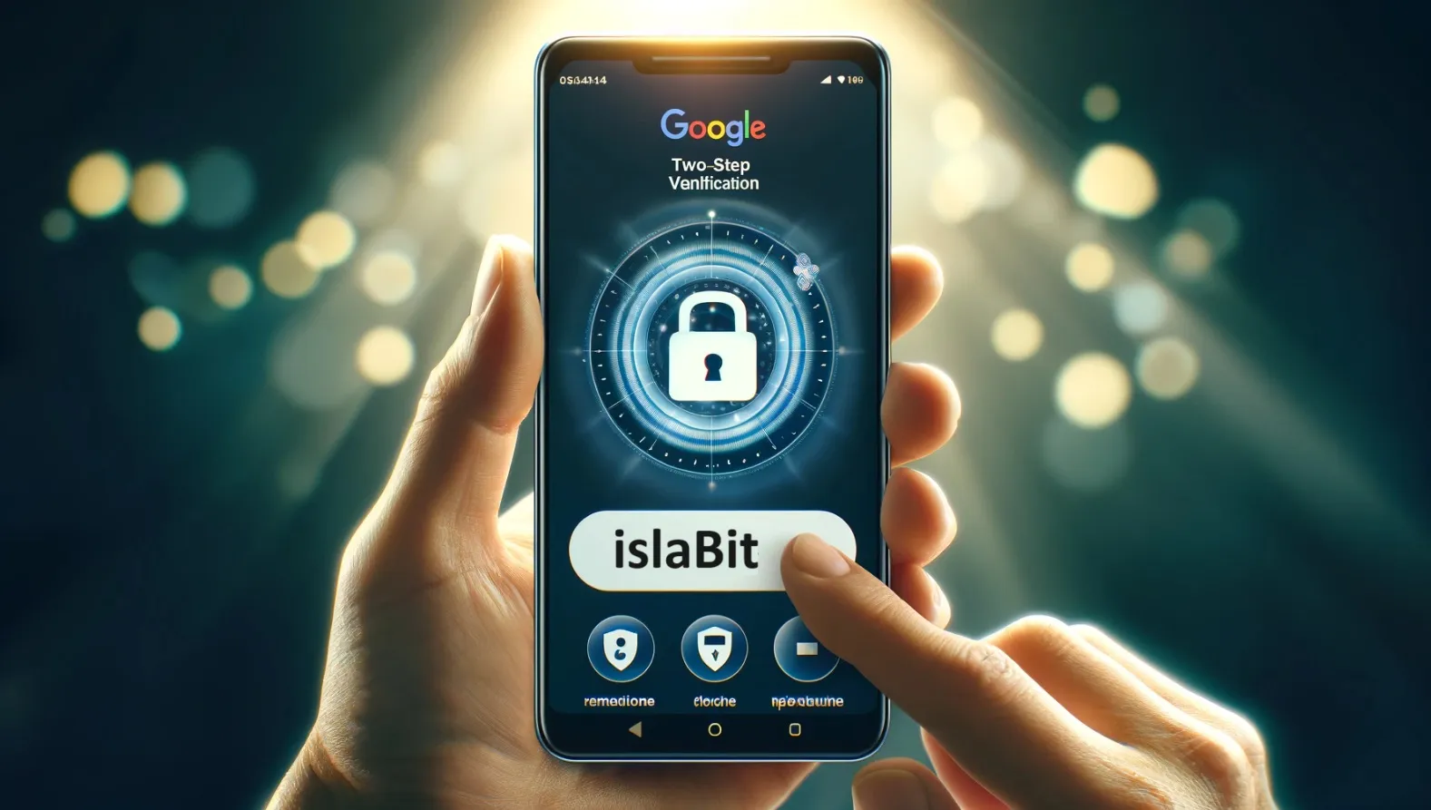 Google 2SV sin móvil de islaBit