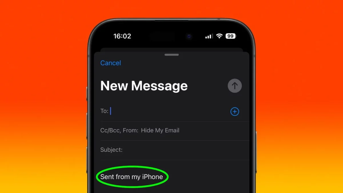 Cómo cambiar la firma de correo electrónico “Enviado desde mi iPhone”