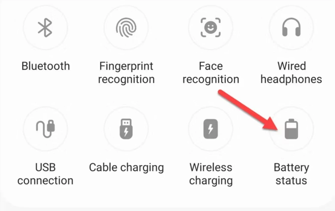 Comprobar estado de batería en teléfono Samsung