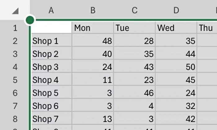 copiar datos del papel a Excel 4