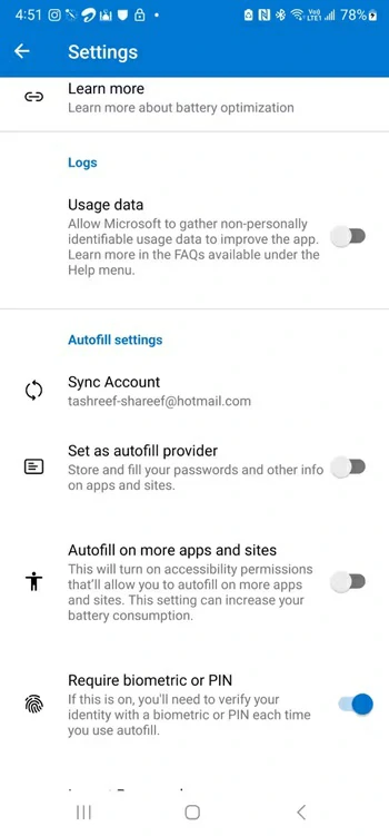 administrar contraseñas con Microsoft Authenticator PIN