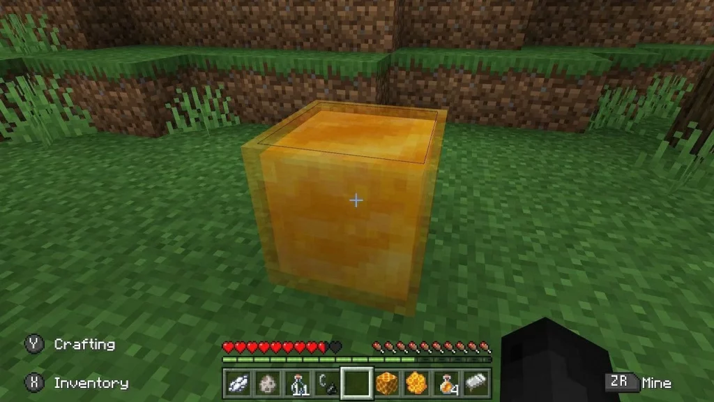 crear frascos con miel en Minecraft 2