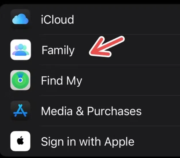 Configurar Family Sharing en iPhone o iPad