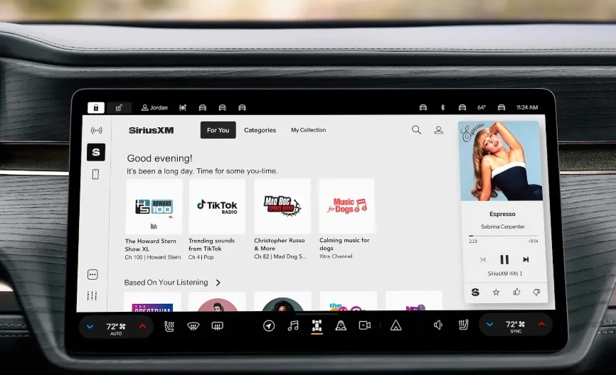 rivian siriusxm