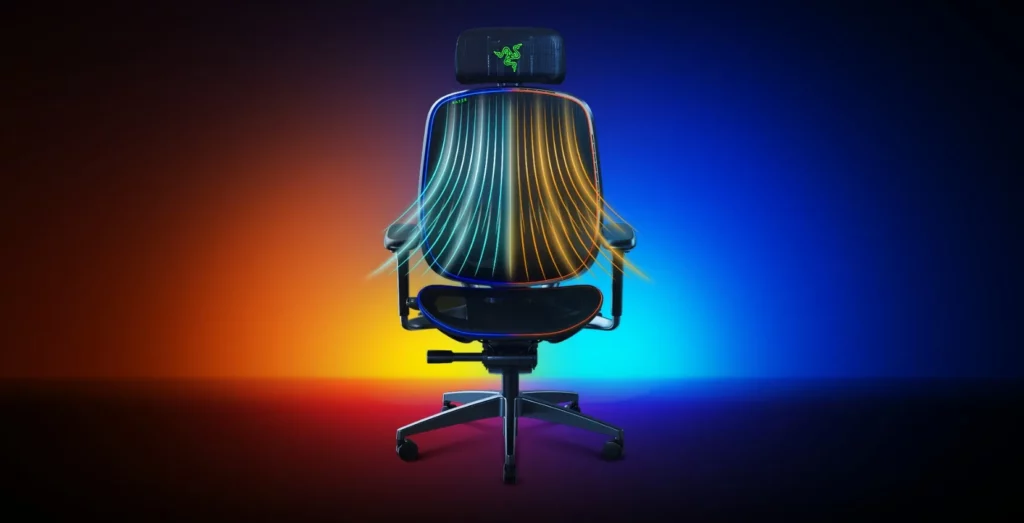 No pases frío en invierno ni calor en verano con la nueva silla gaming Proyect Arielle de Razer. Tiene ventilador y calefacción.