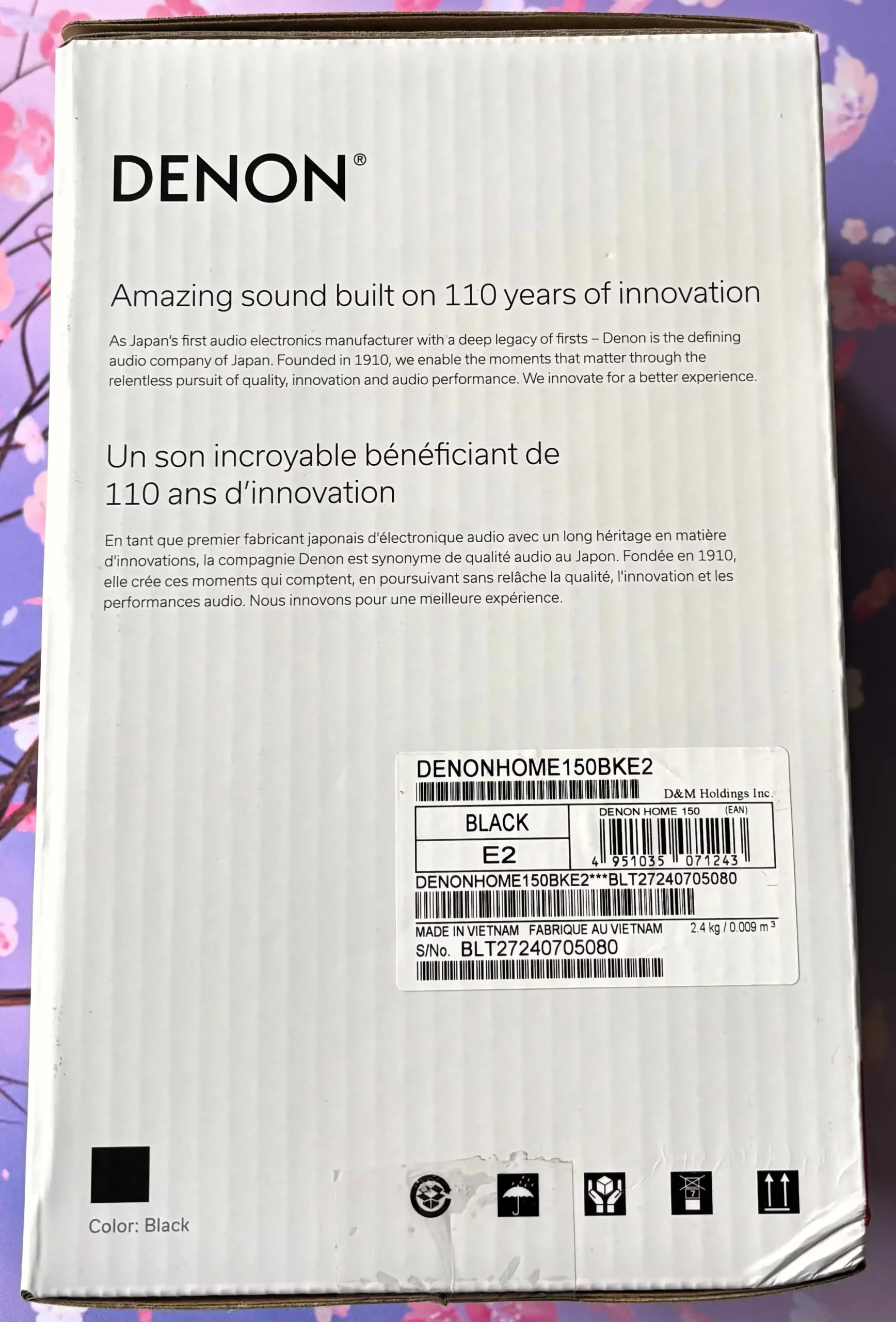 caja denon home 150