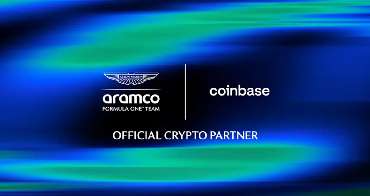 Coinbase F1 Aston Martin