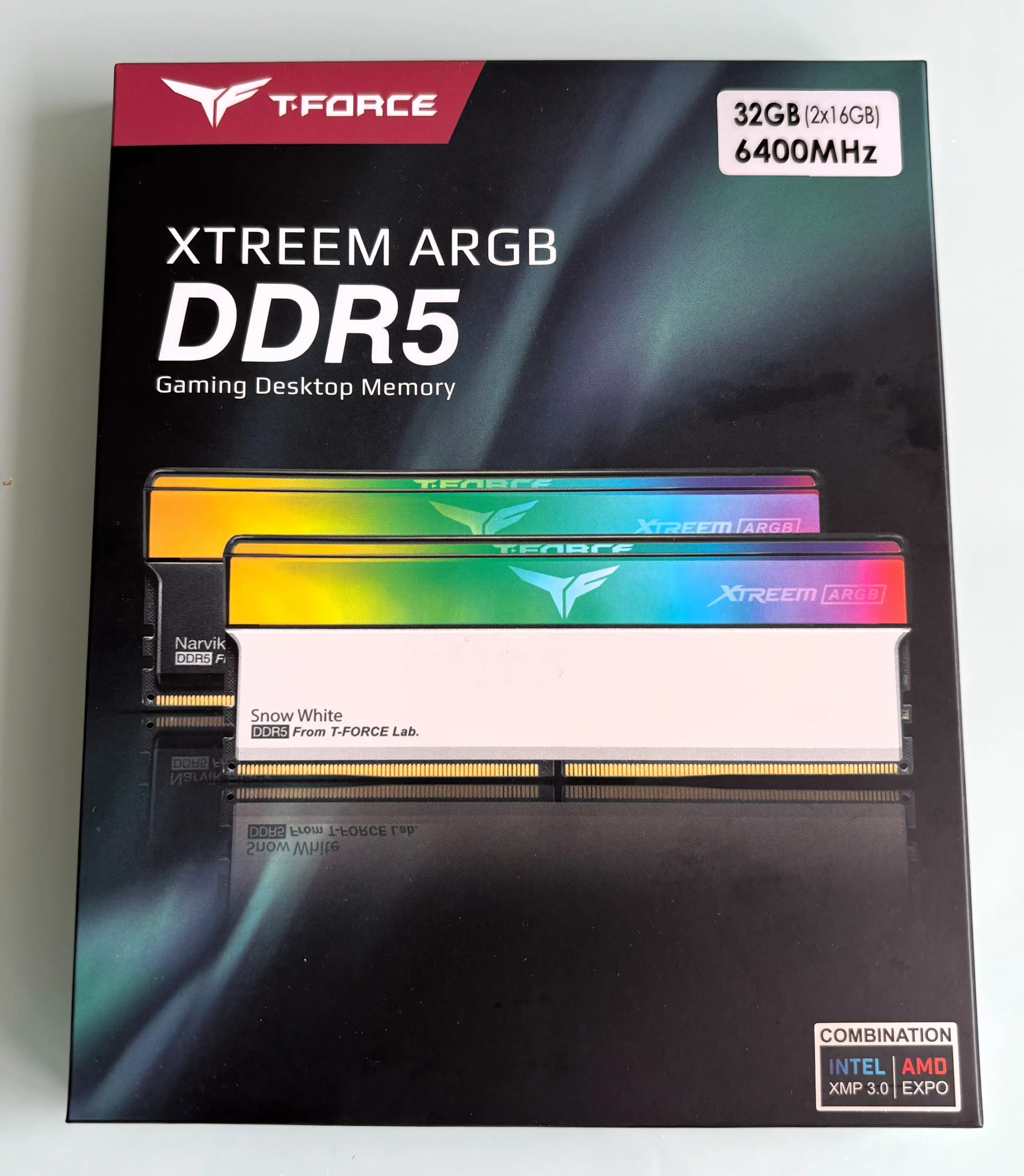 RAM T-FORCE XTREEM ARGB DDR5 32GB (2x16GB) 6400MHz