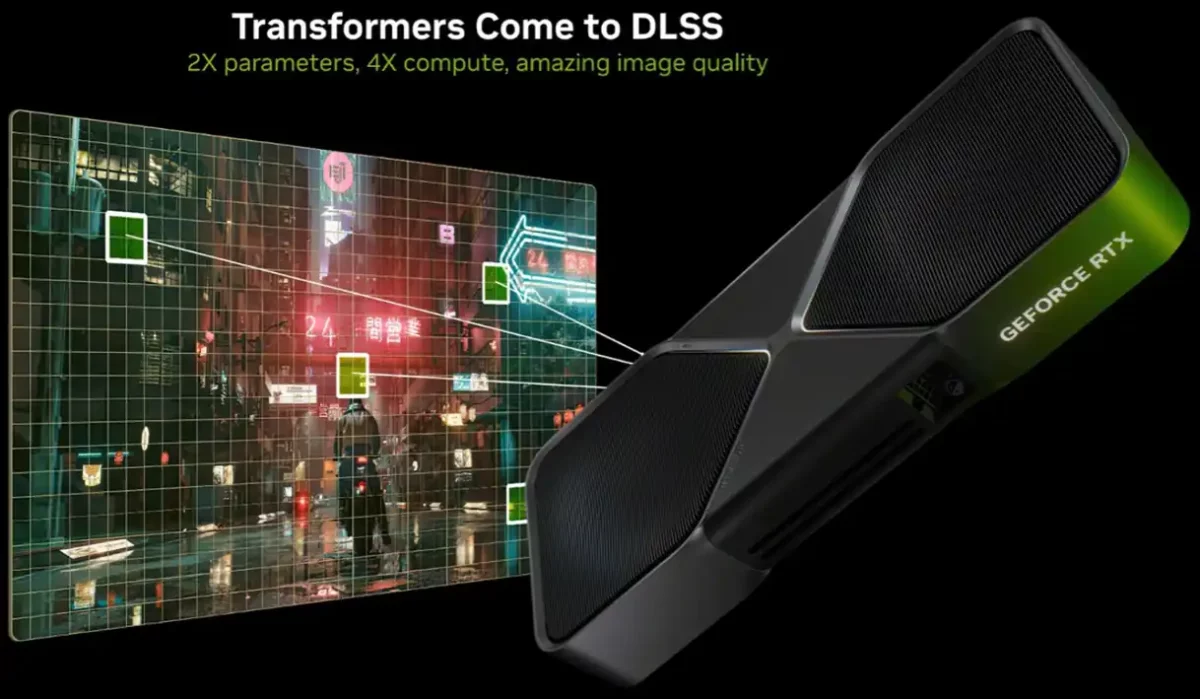 NVIDIA actualiza DLSS con un modelo transformer