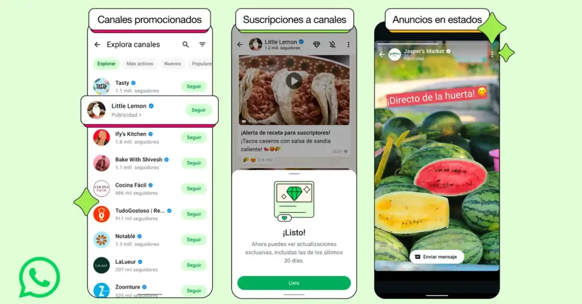 whatsapp anuncios estados