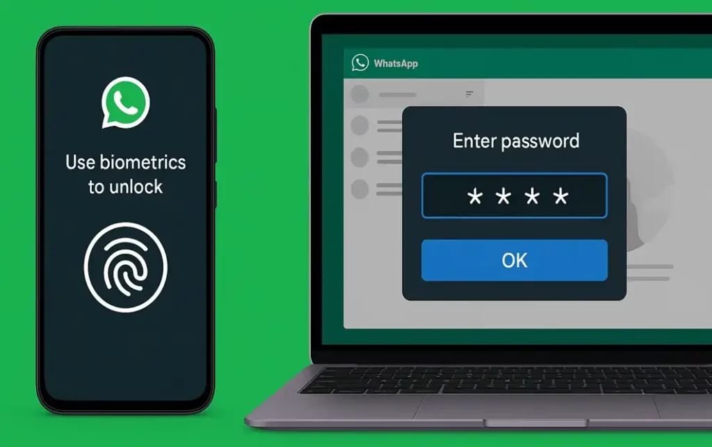 bloque biométrico whatsapp