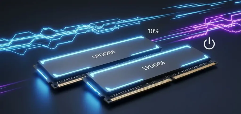 JEDEC detalla la LPDDR6, nueva memoria de baja potencia con 14,4 Gbps y mejor eficiencia